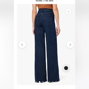 Joe's Jeans. The Mia Wide Leg in Cinema